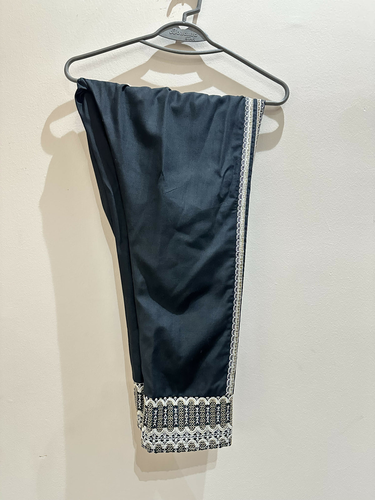 Embroidered Trouser | Women Bottoms & Pants | Black | Small | New