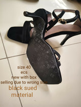 Valvet Suede | Women Shoes | Heels | Size: ECS 40 | New