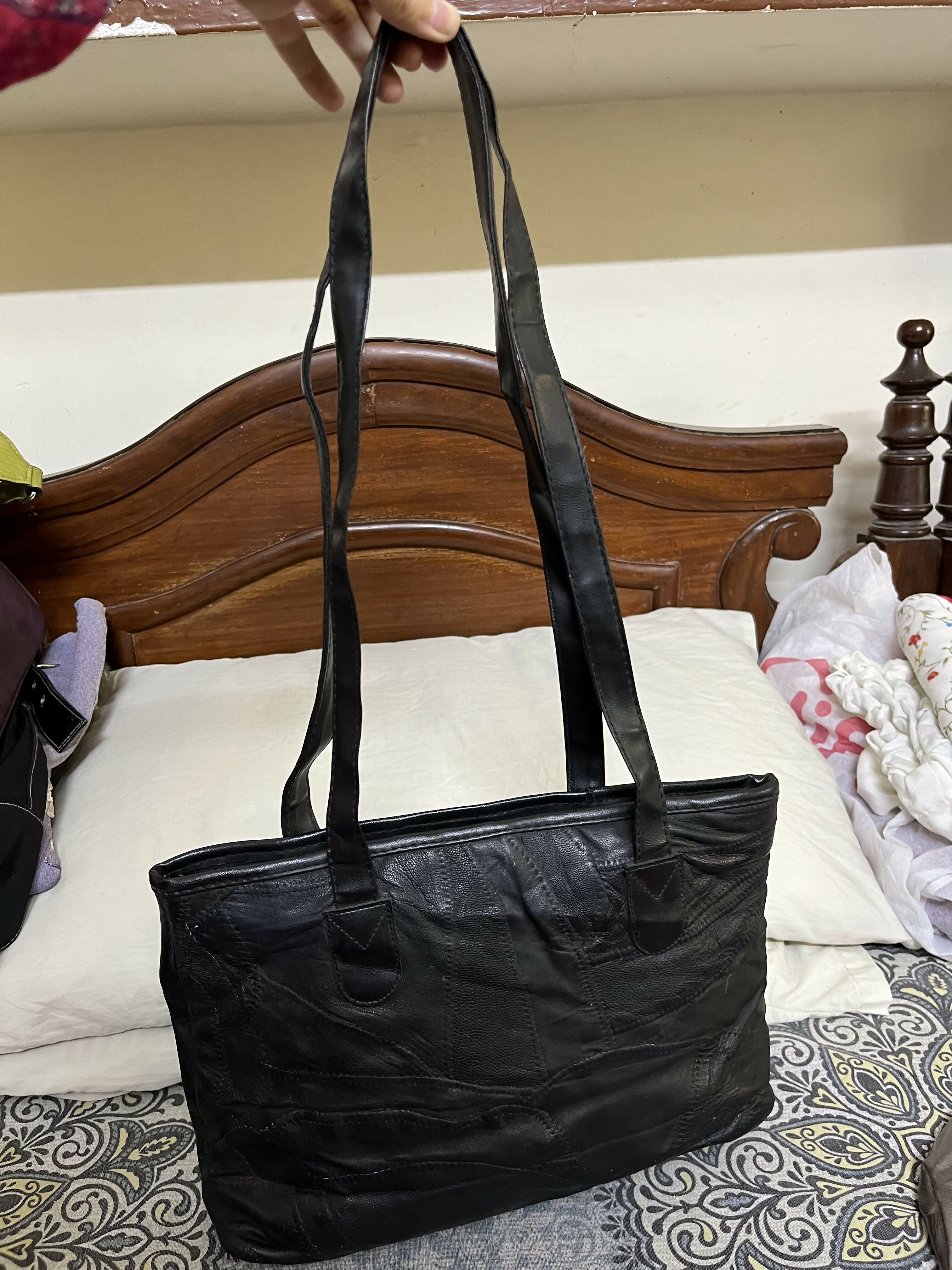 Imported from UK | Black Leather Bag | Women Bags | Preloved