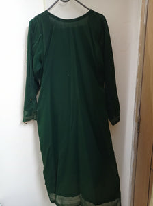 Bottle Green Formal Suit | Women Locally Made Formals | Medium | New