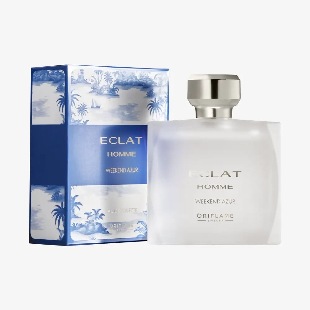 Oriflame | Eclat Homme Weekend Azur Eau de Toilette | Men Beauty Fragrance | 75 ml | Brand New