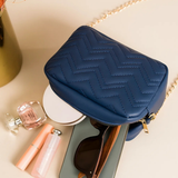 Buy Mini Marvel Crossbody Bag - Navy Blue in Pakistan