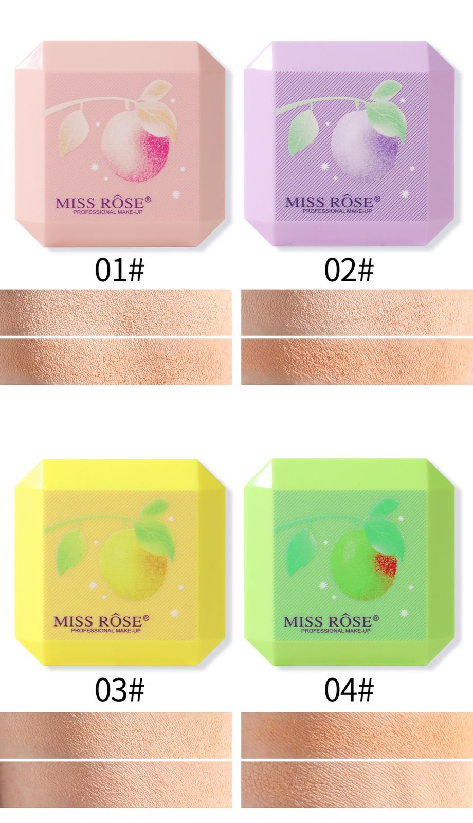 Buy Miss Rose Professionaal Make Up Compact Powder in Pakistan