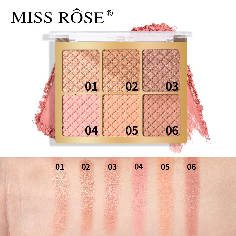 Buy Missrose 6 Color Square Face Palette (all in one) in Pakistan