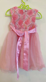 Baby Pink Imported Frock | Kids | Girls Skirts & Dresses | Size : 1 to 2 Yrs | Worn Once