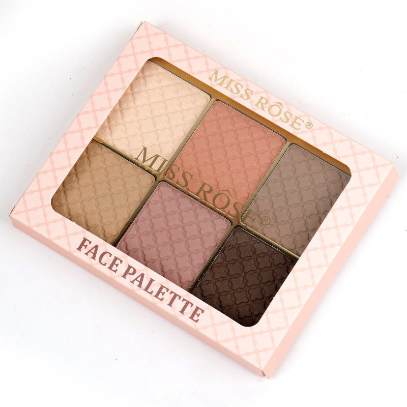 Buy Missrose 6-color square face kit in Pakistan