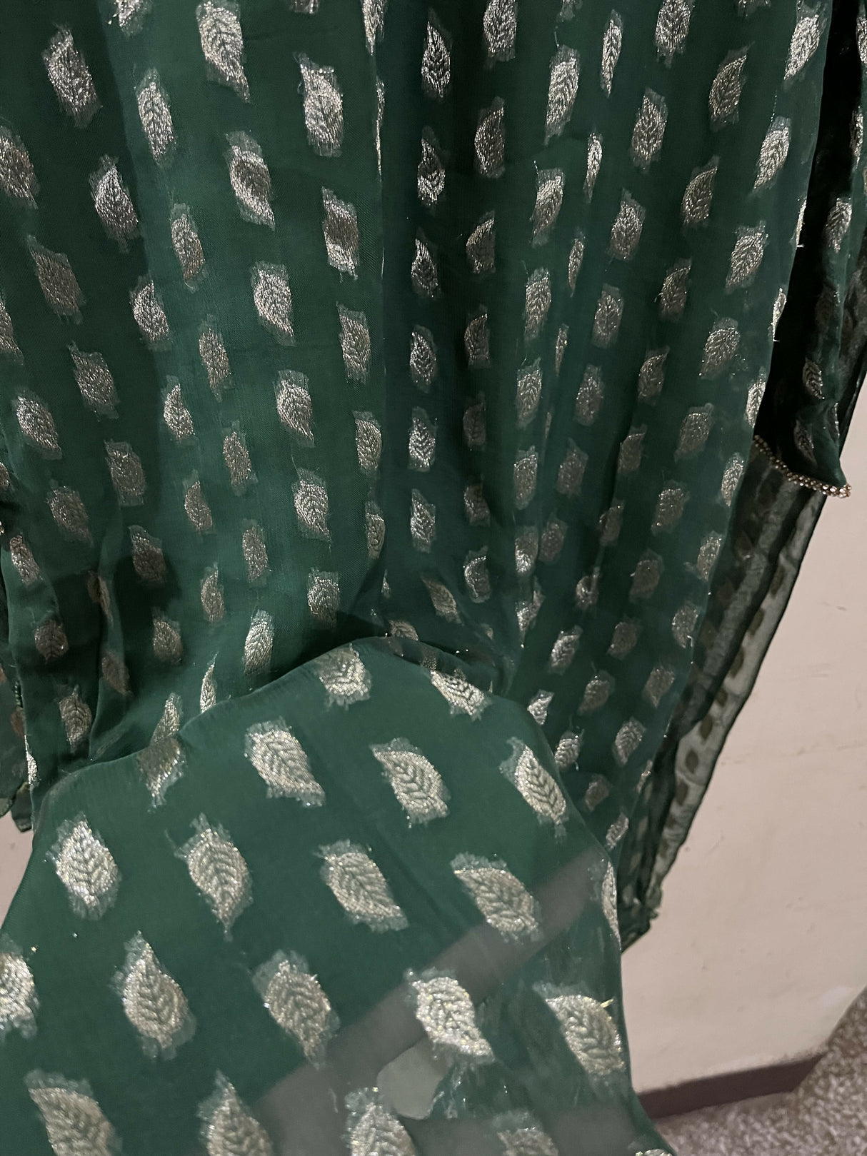 Chiffon 2pc Dress | Women Locally Made Kurta | Small |Preloved