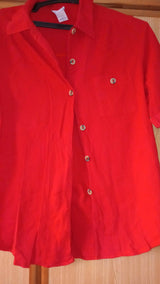 Half Sleeves Shirt | Women Tops & Shirts | Red | Small | New
