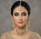 Oval Pearl Drop Choker Set-00277 | Women Jewelry | Wedding Jewelry & Sets | Brand New