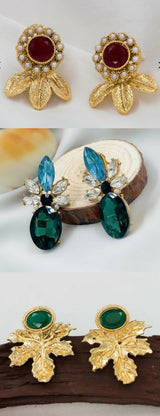Pack of 3 pairs of earrings (132-138-694) | Women Jewelry | Earrings | Brand New