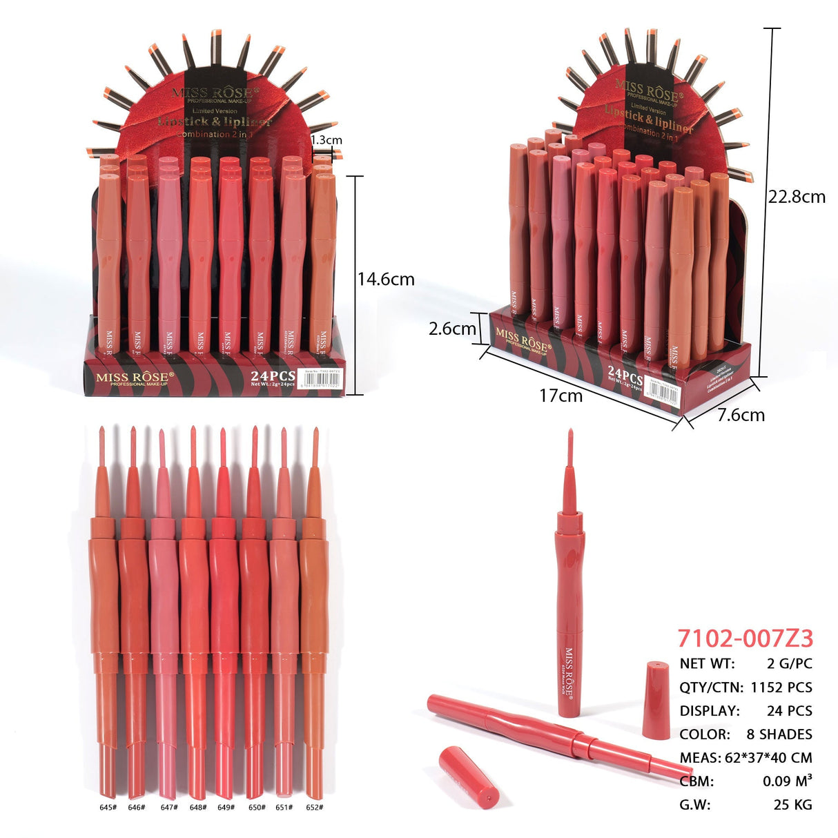 Buy Missrose LuxeLine Lip Duo in Pakistan