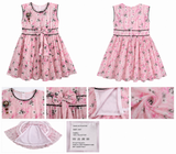 Pink Floral Party Dress | Kids | Girls Skirts & Dresses | 9 to 10 Yrs | Pink | Preloved