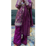 Sapphire | Women Branded Kurta | Purple Kurta | Large | New