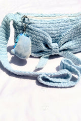 Sky Blue Crochet Bag | Women Bags | Medium | New