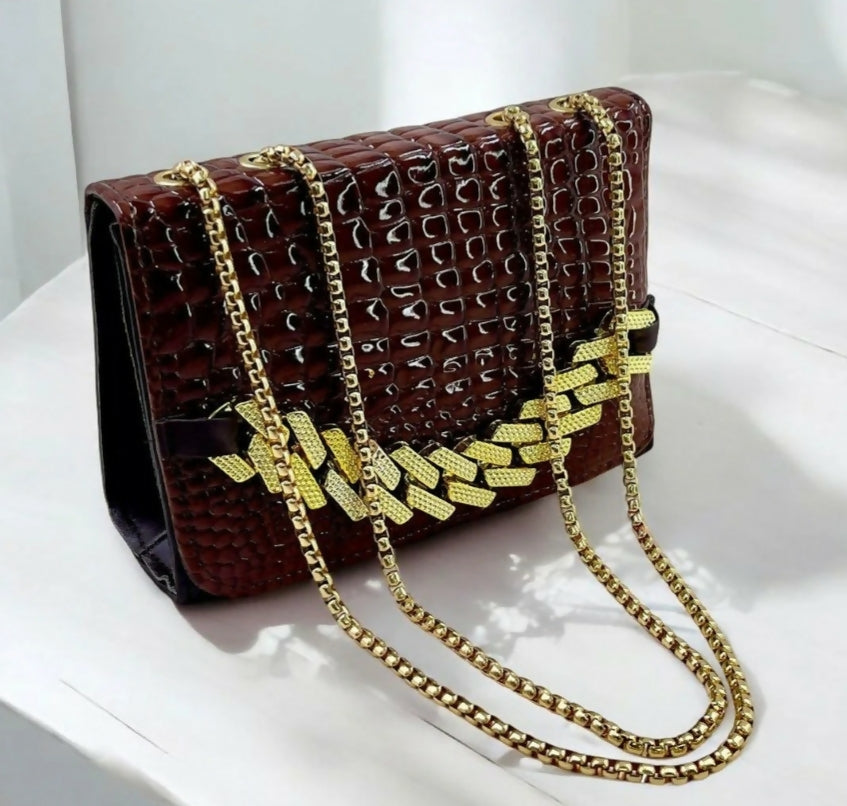 Acrylic buckle chain bag-257 | Women Bags | Brand New