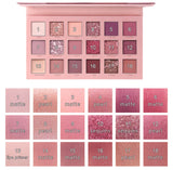 Buy Miss Rose Matte Shimmer Pigmented Waterproof 18 Colors Eye shadow Palette in Pakistan