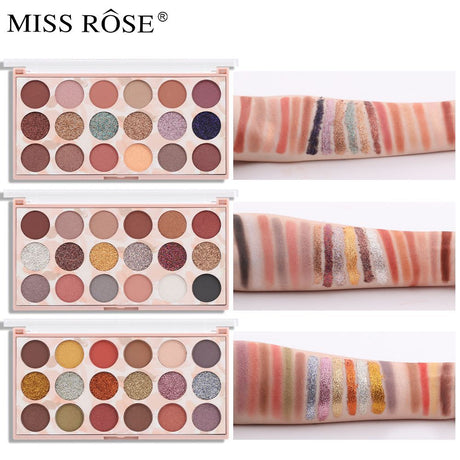 Buy Miss Rose Useful Delicate Highly Pigmented Beauty Sequins Eyeshadow Palette For Party Glitter in Pakistan