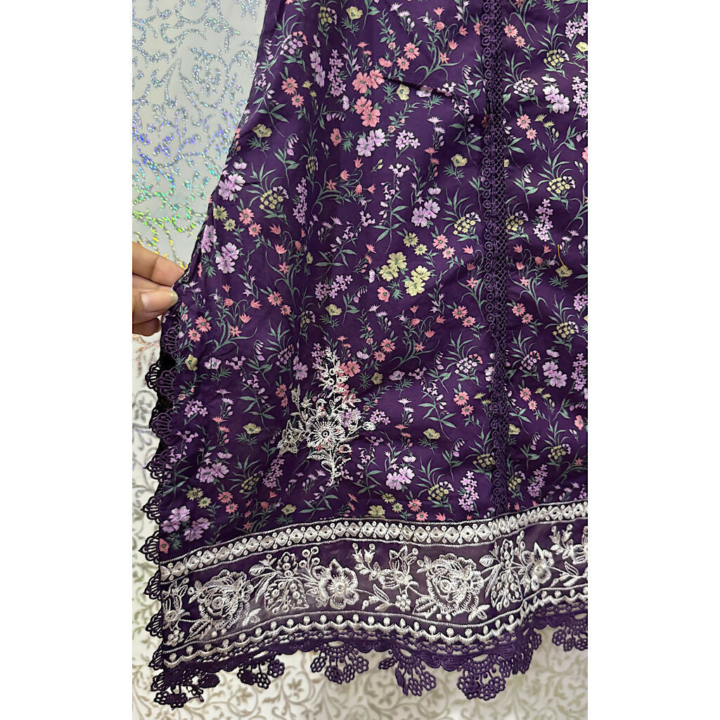 Sapphire | Women Branded Kurta | Purple Kurta | Large | New