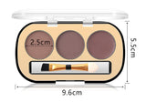 Buy Miss Rose 3 Color Long Lasting Waterproof Eyebrow Powder in Pakistan
