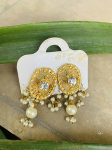 Golden earrings | Women Jewellery | Small | New