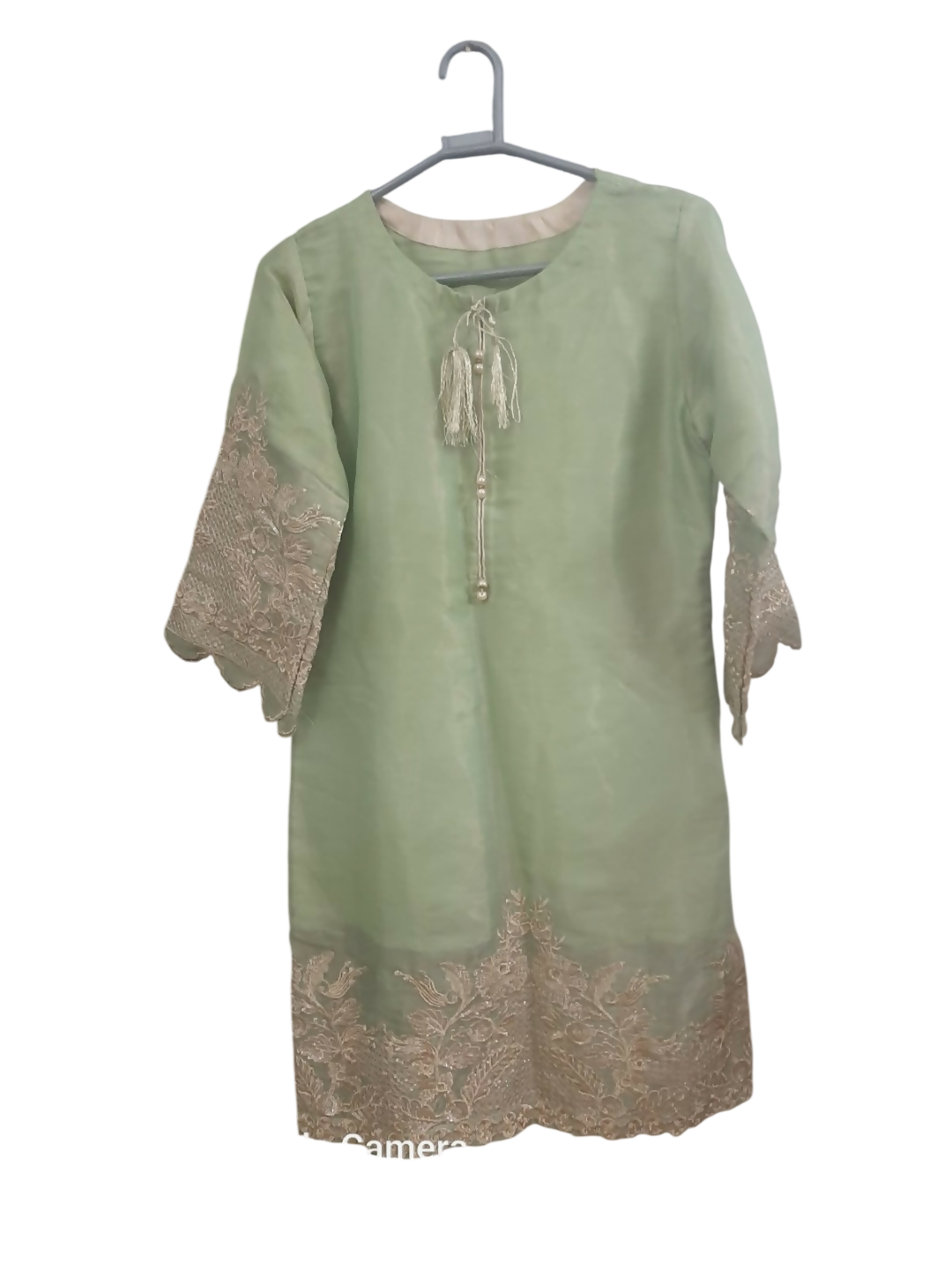 Pistachio Green 2Pcs | Women Locally Made Formals | Medium | Preloved