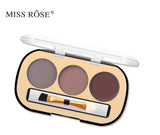 Buy Miss Rose 3 Color Long Lasting Waterproof Eyebrow Powder in Pakistan