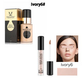 Buy Miss Rose Pack Of 2 Waterproof Moisturizing Oil Free Full Coverage Deep Whitener Liquid Foundation 30ml & Concealer in Pakistan