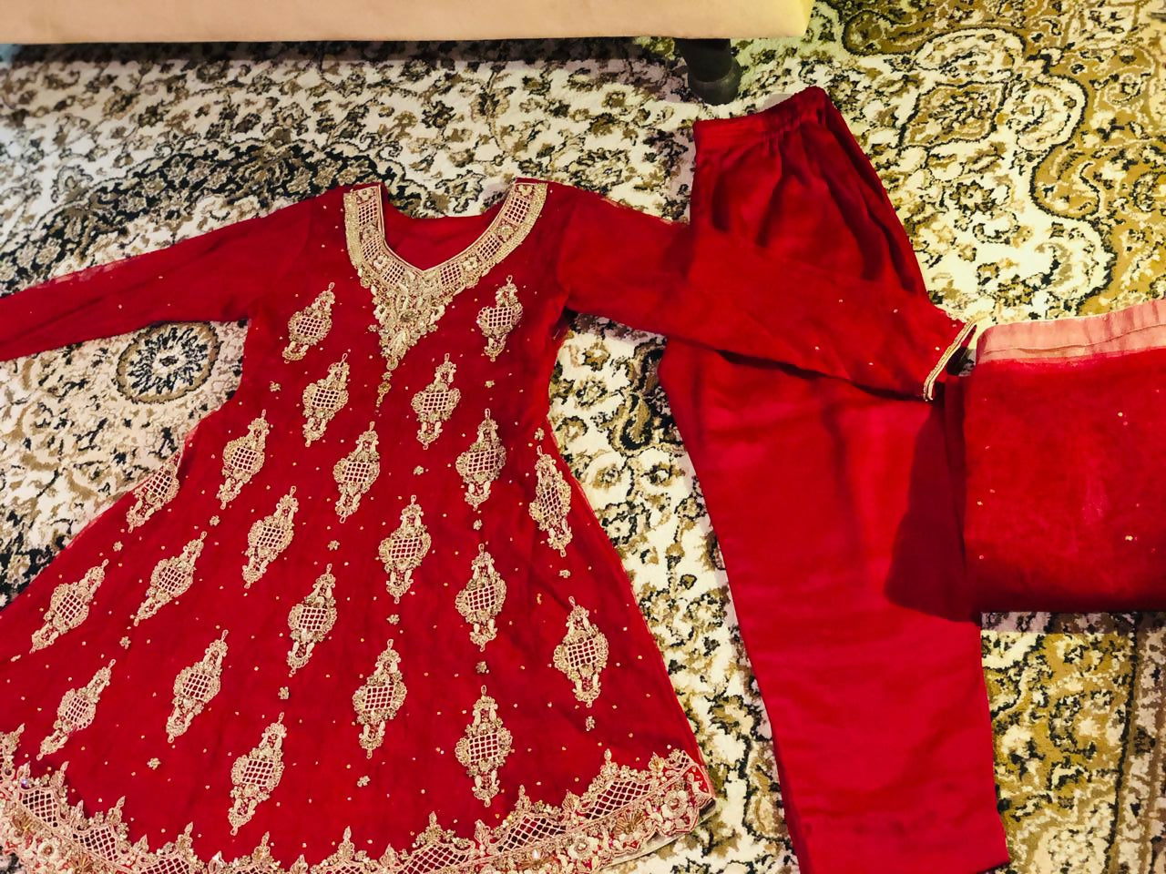 Dark Red Formal Suit | Women Locally Made Formals | Medium | Worn Once