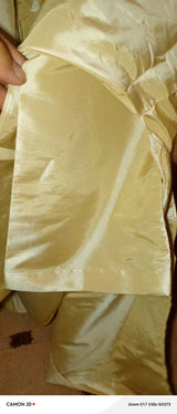 Golden Sherwani | Men Shalwar Kameez | Medium | Worn Once