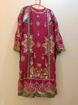 Agha Noor | Women Branded Kurta | Pink | Medium | Preloved