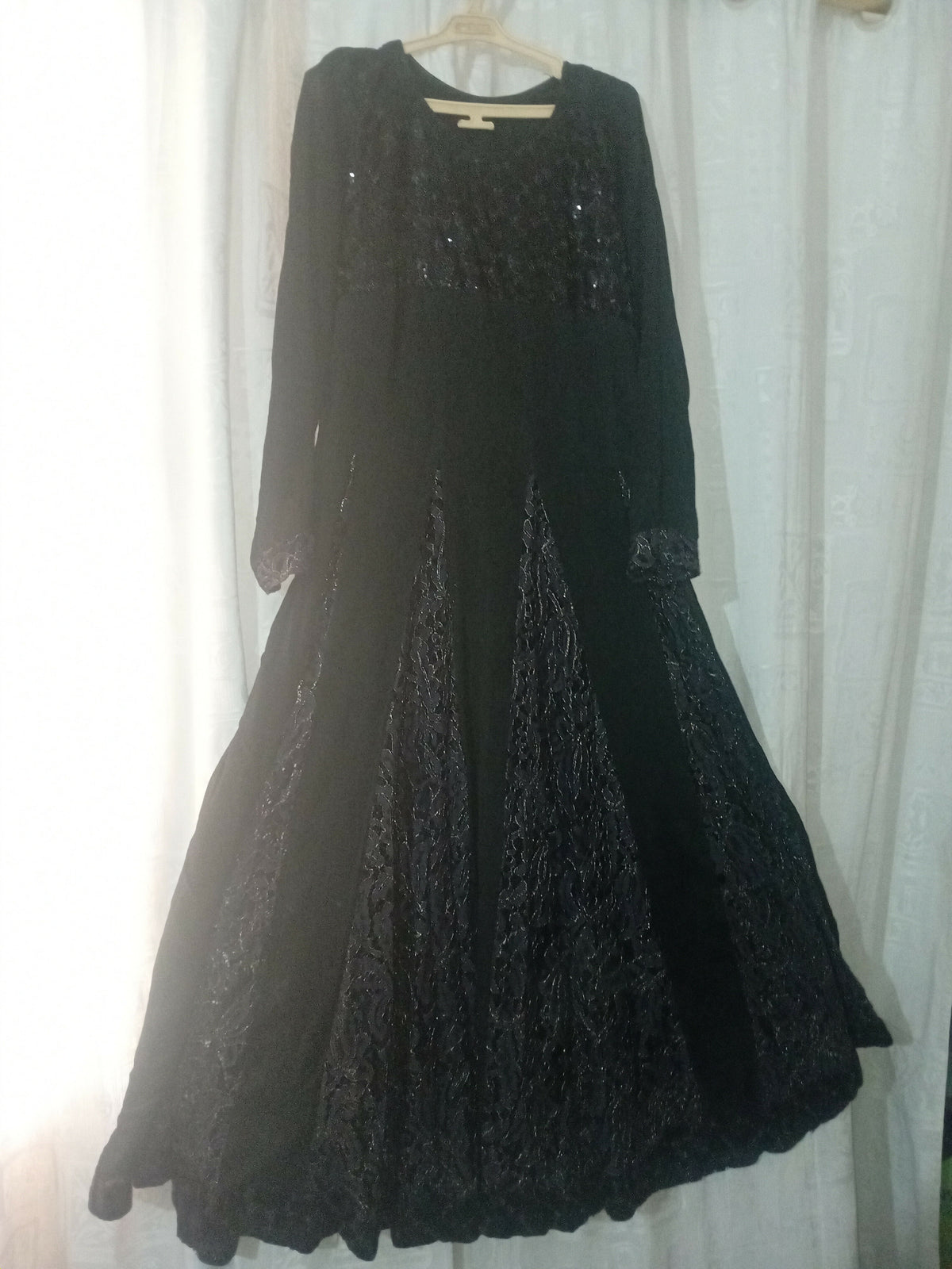 Black Long Maxi | Women Frocks & Maxis | Medium | Worn Once