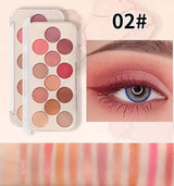 Buy Miss Rose 12 Colors Eyeshadow Palette Matte Shimmer Waterproof Rainbow Color High Pigment in Pakistan