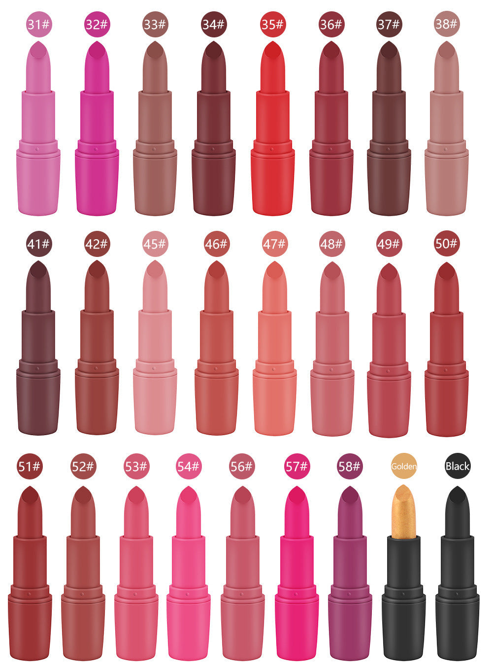 Buy Miss Rose Waterproof Durable Fine Texture Lipstick in Pakistan
