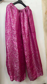 Banarsi Flapper | Women Bottoms & Pants | Pink | Large | Preloved