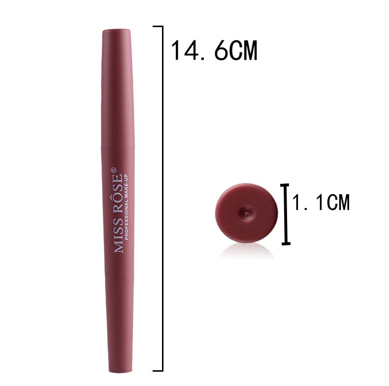 Buy Miss Rose High Pigment 2 In 1 Lip Liner + Lipstick in Pakistan
