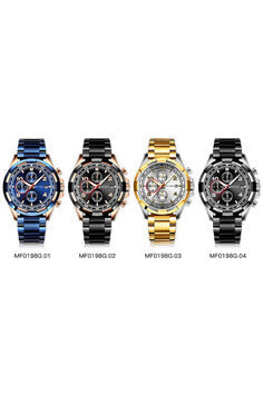 Buy Mini Focus Black Stainless Steel Black 45 mm Dial Quartz Gents Watch- MF0198G-4 in Pakistan