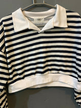 Black & White Crop Top | Women Tops & Shirts | Small | Worn Once