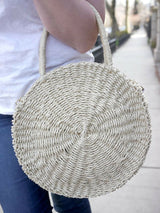 Cream Round Bag | Women Bags | Crossbody Bag | Small | Preloved