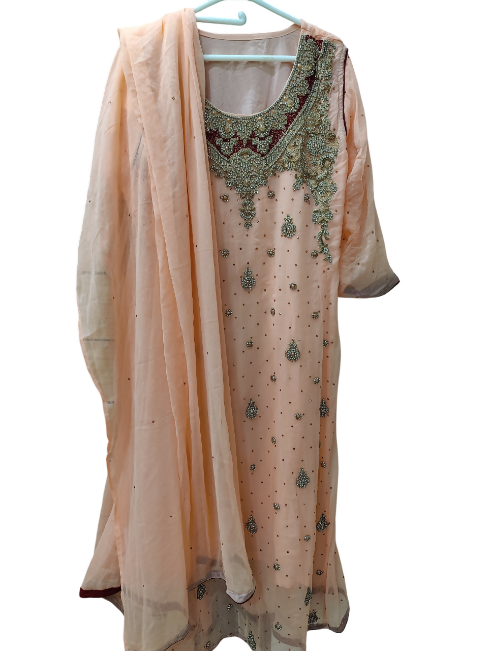 3PC Stitched Suit | Women Locally Made Formals | Medium | Worn Once