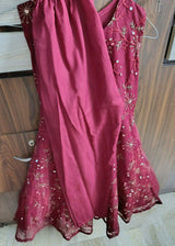 Maroon Maxi | Kids | Girls Skirts & Dresses | Size: 8 to 10 Yrs | Worn Once