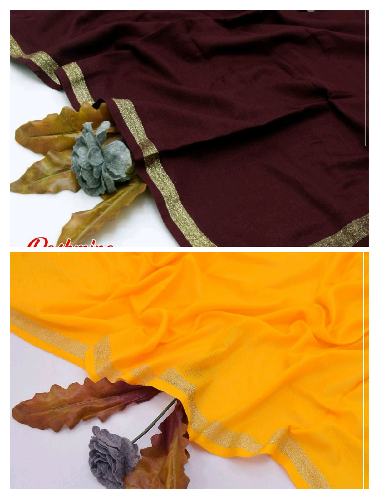 Pack of 2 shawls | Pashmina Wool shawl | Women Accessories | Brand New