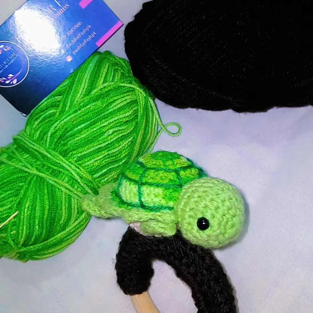 Pashforfashpk | Crochet Turtle Rattle | Handmade | New