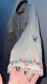 Beechtree | Women Branded Kurta | Size: 16 | White | Preloved