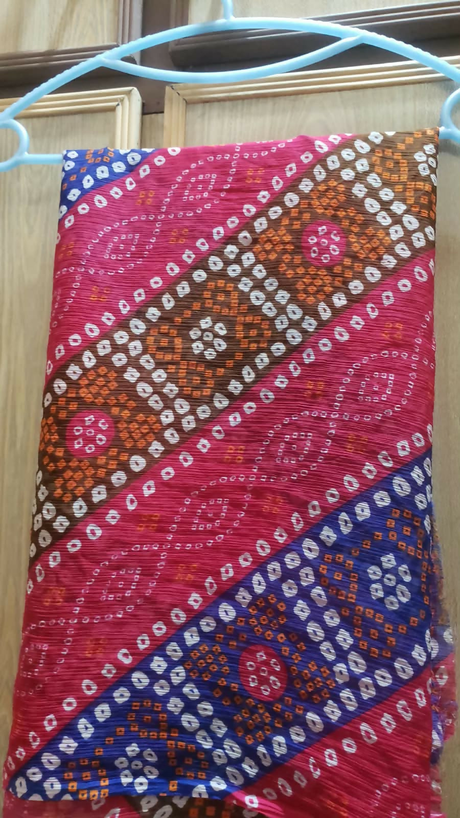 Pink Chunri Print Dupatta | Women Accessories | Duppatas & Shawls | Large | Brand New