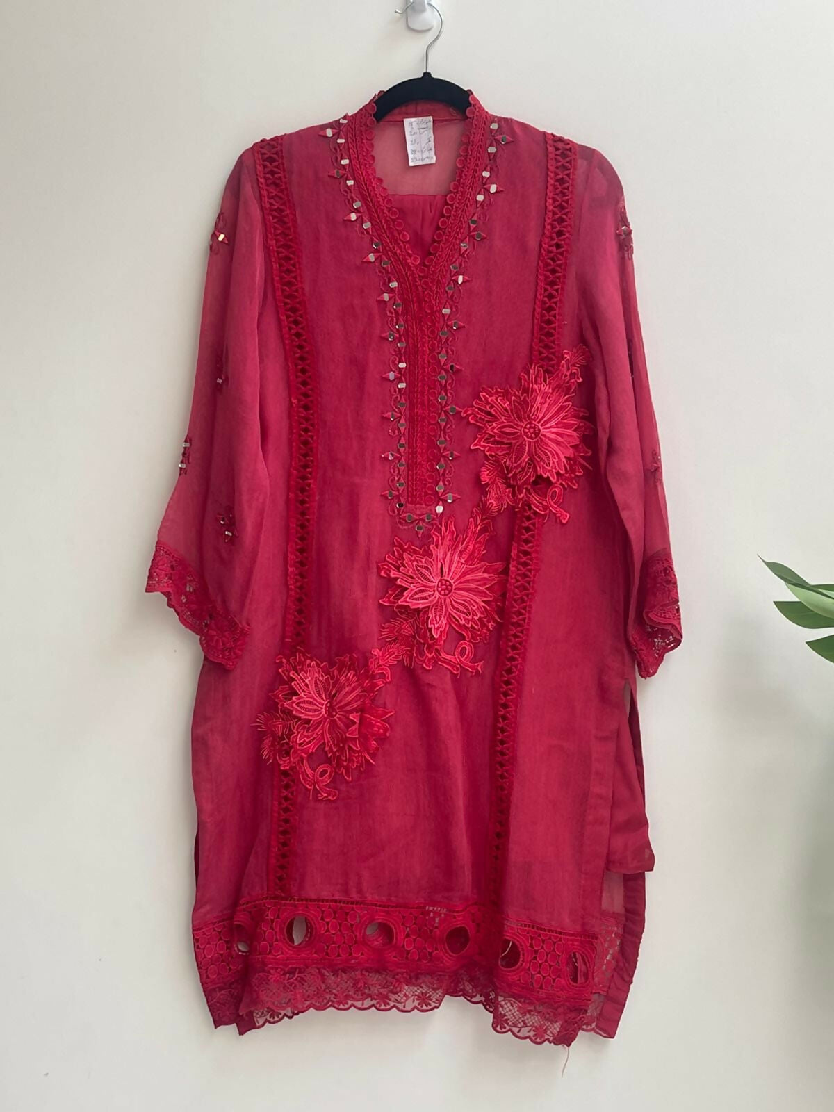 Pink Kurta| Women Locally Made Formals | Medium | Preloved
