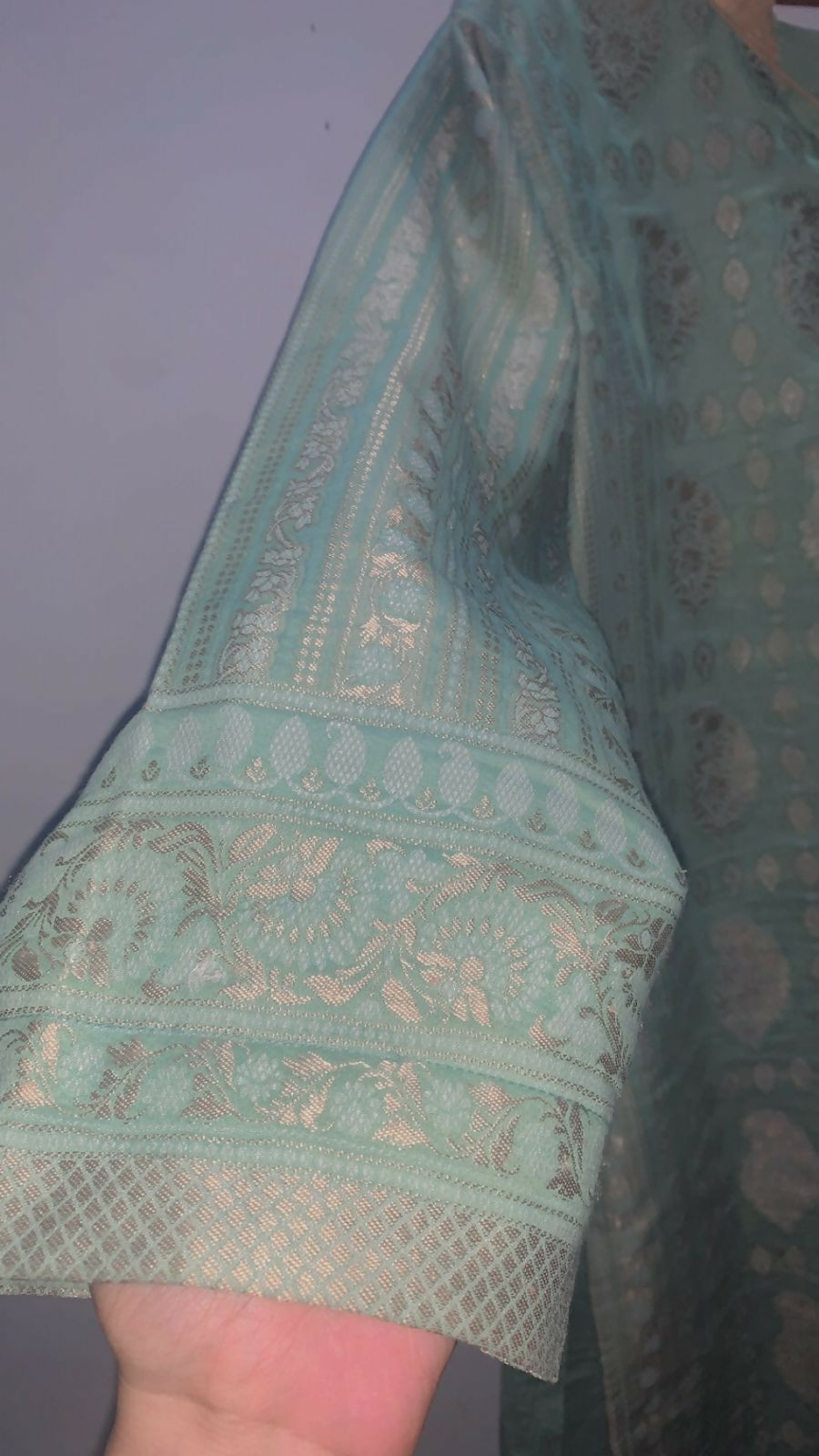 Green Shirt | Women Locally Made Kurta | Large | Preloved
