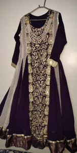 Dark purple Maxi | Women Locally Made Formals | Medium | Worn Once