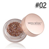 Buy Miss Rose Glitter Metallic Shimmer Pearl Colorful Glitter Highlighter Cream in Pakistan