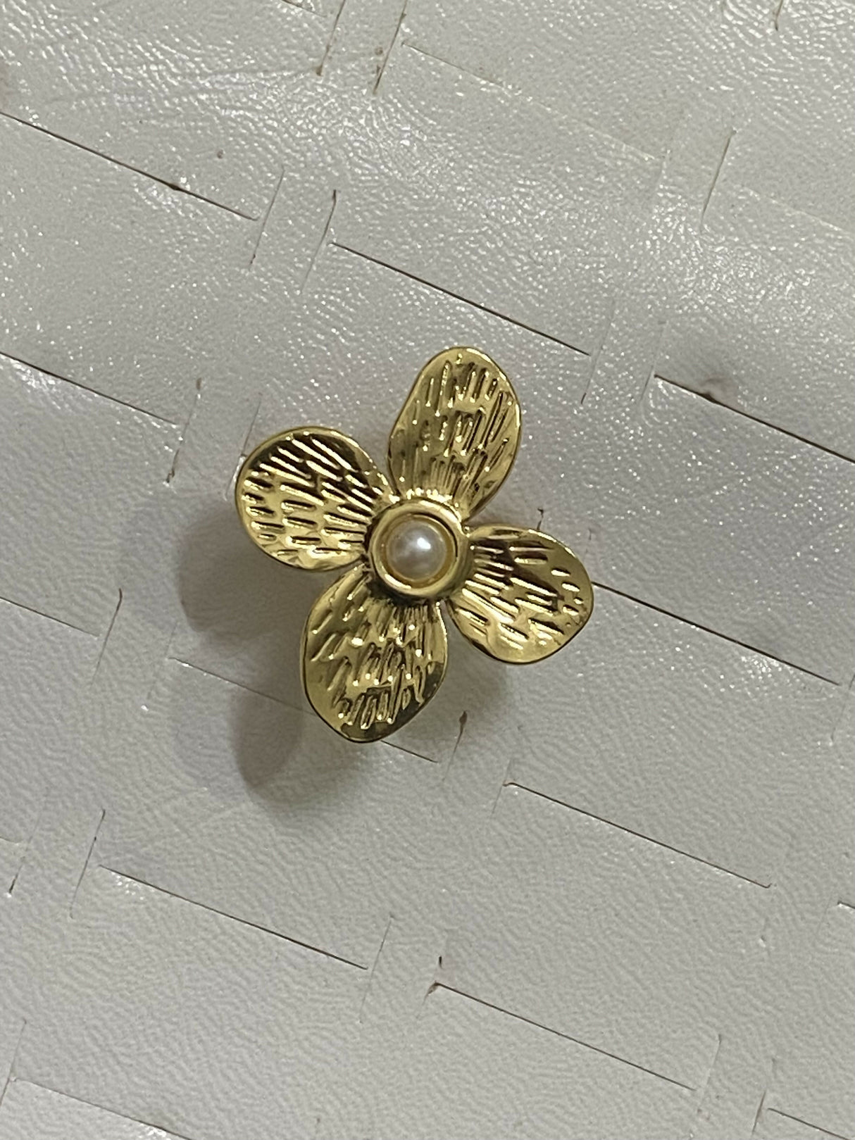 Trendy Stainless Steel Flower Ring | Women Jewelry | Rings | Brand New