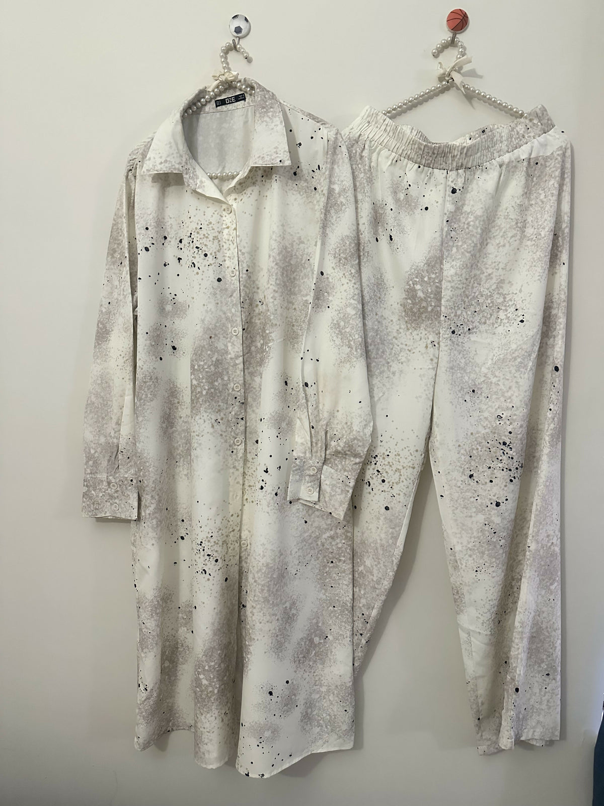 One | Coord Set | Women Branded Kurta | White | Small | Worn Once